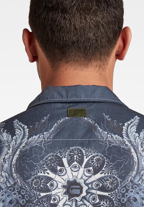 G-STAR - Hawaiian service regular shirt short sleeve - warm sartho