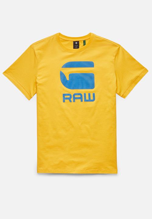 G-STAR - Flock hamburger logo r t - yellow 