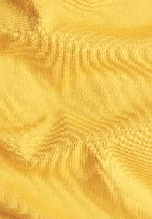 G-STAR - Flock hamburger logo r t - yellow 