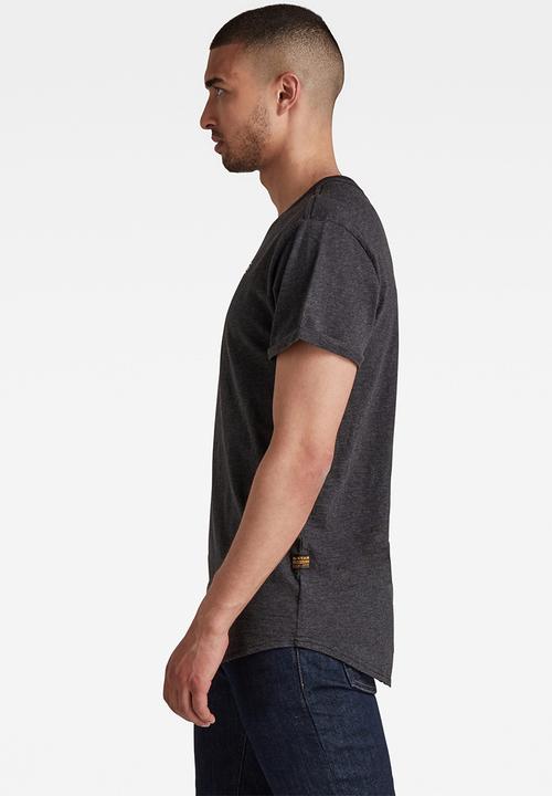 G-STAR - Lash r t short sleeve - dk black htr