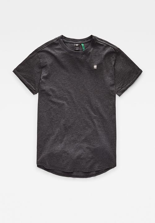 G-STAR - Lash r t short sleeve - dk black htr