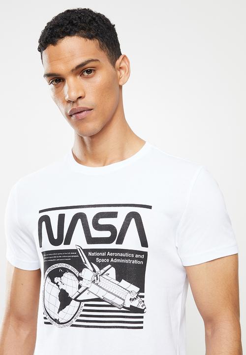 STYLE REPUBLIC - Buz nasa printed crew neck tee - white 