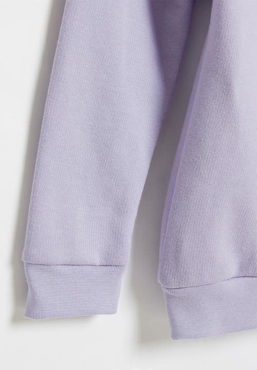 Pop Candy - Younger girls frill sleeve sweat top - purple