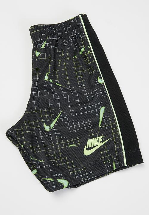 Nike - Nkb glow in the dark short set - green & black