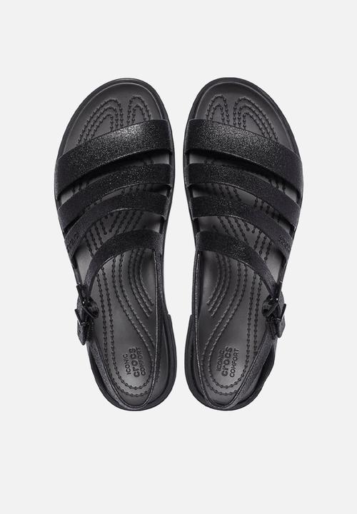 Crocs - Crocs talum glitter sandal w - black glitter / black