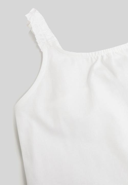 MANGO - Top mali - white