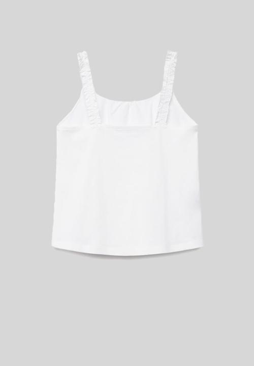 MANGO - Top mali - white