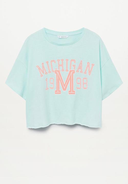 MANGO - Top sorbet - blue