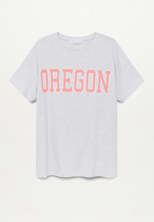 MANGO - Camiseta sorbete - grey