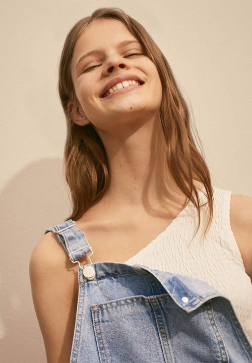 MANGO - Camiseta lucy - white