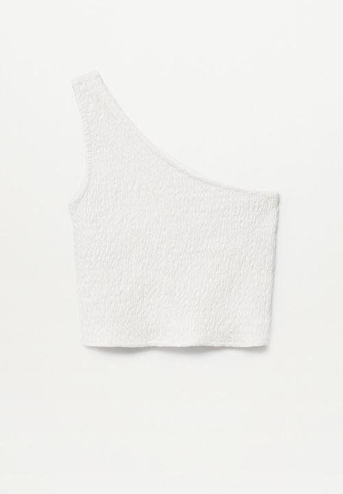MANGO - Camiseta lucy - white