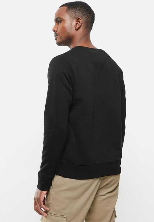 Bench - Heritage crew fleece - black