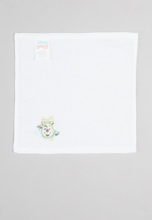 Character Group - 2-pack winnie face cloths - yellow & white