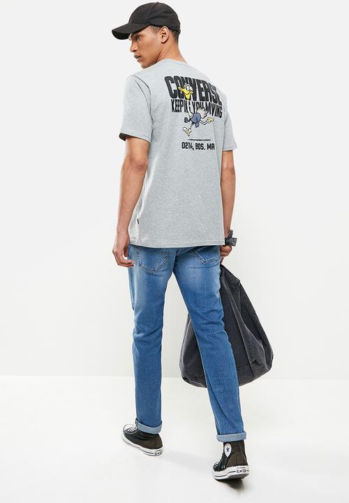 Converse - Street runner graphic tee - grey 