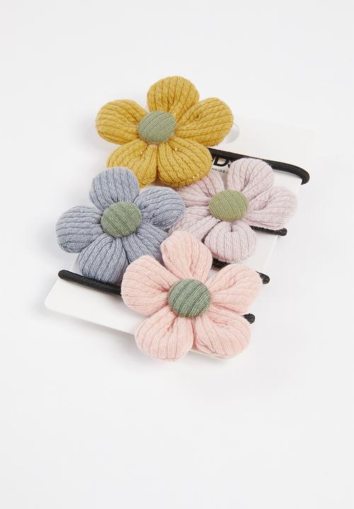 Cotton On - Hair multi packs - mixed boho floral pack