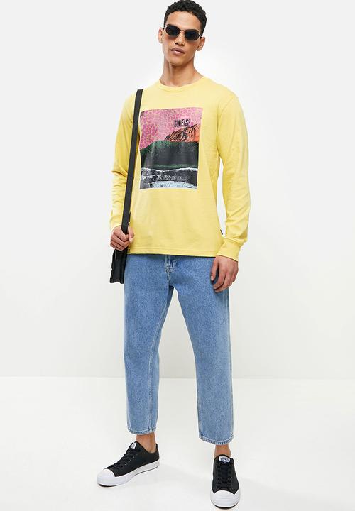 Converse - Hybrid world long sleeve tee - yellow