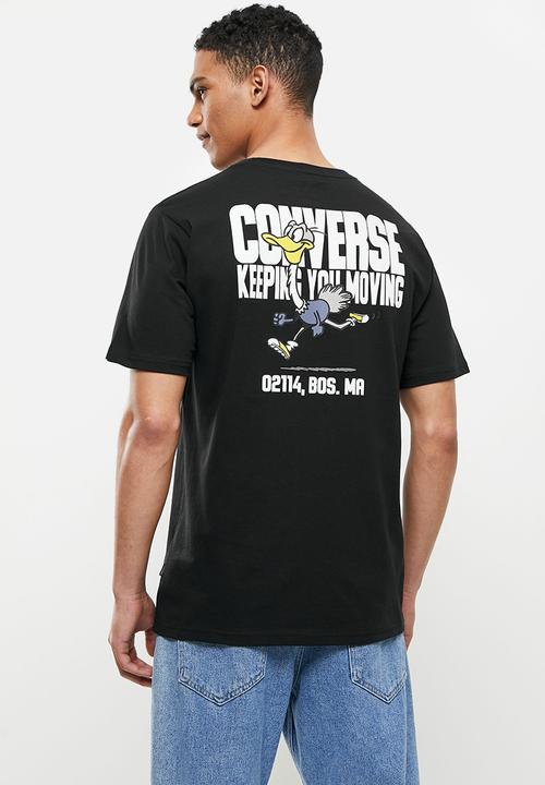 Converse - Street runner graphic tee - black