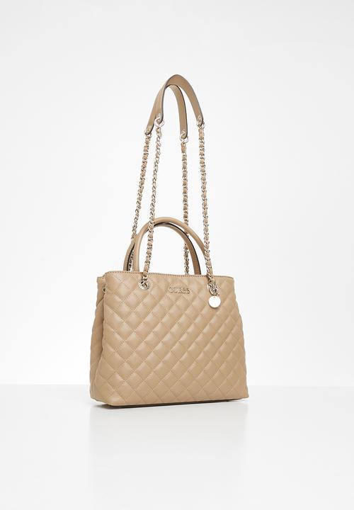GUESS - Illy society satchel - beige