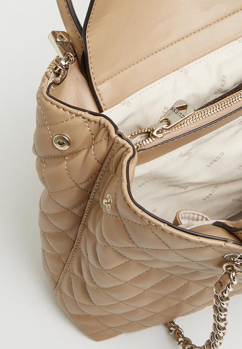 GUESS - Illy society satchel - beige
