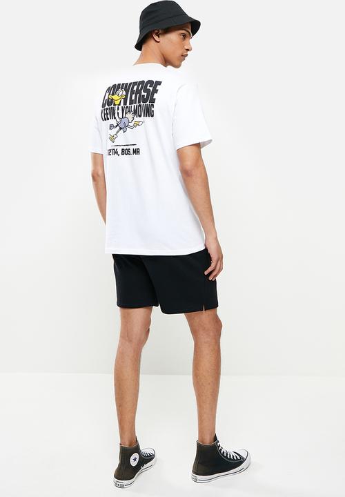 Converse - Street runner graphic tee - white