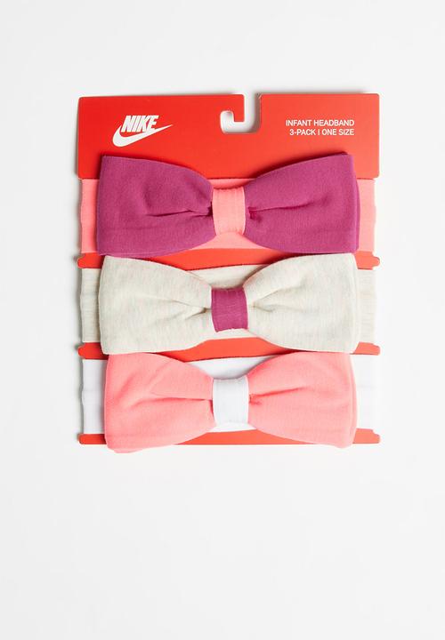 Nike - Girls 3 pack headband set - coconut milk