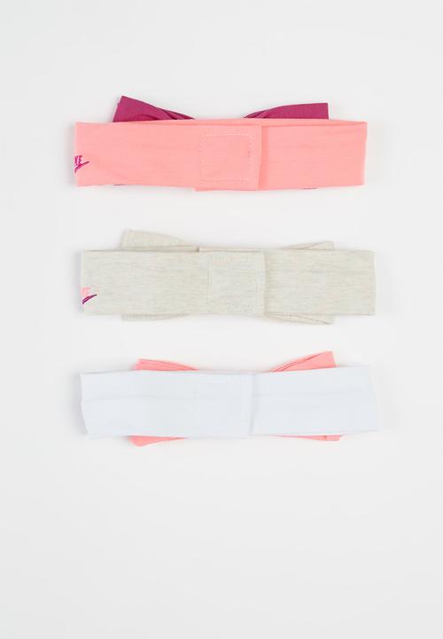 Nike - Girls 3 pack headband set - coconut milk