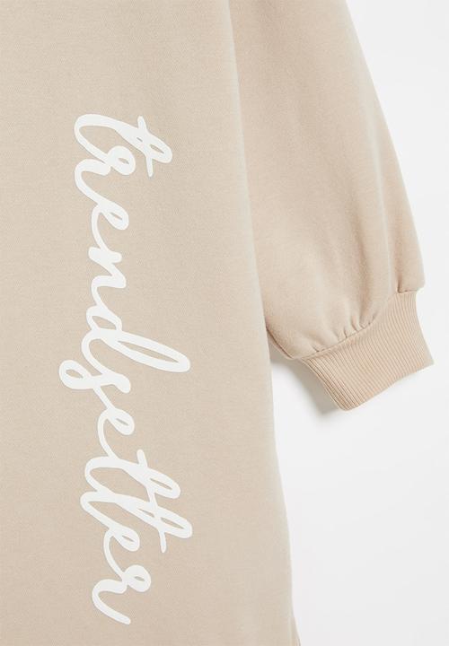 Superbalist - Printed sweater dress - pink