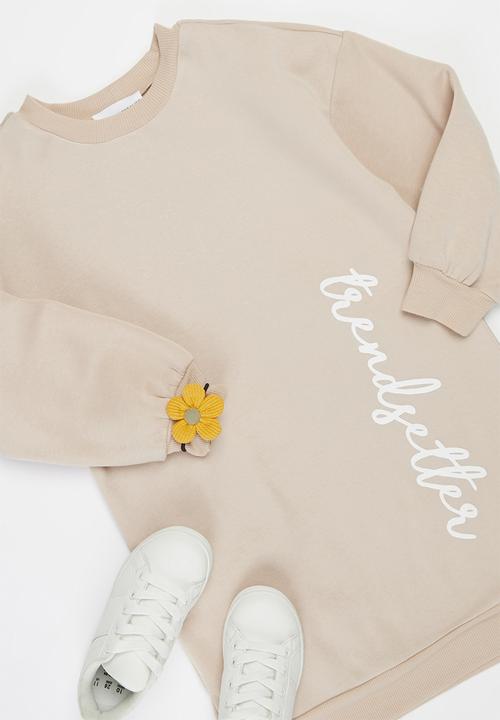Superbalist - Printed sweater dress - pink