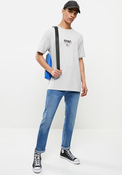 Factorie - Regular pop culture T-shirt - lcn nas grey marle