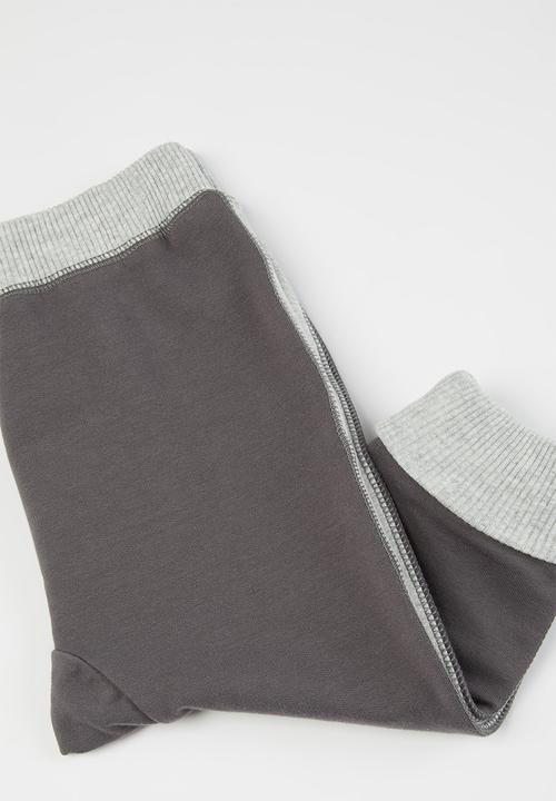 Cotton On - Tate & sully tracksuit - rabbit grey/cloud marle