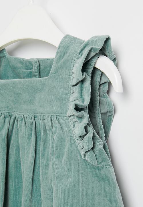 Cotton On - Twyla flutter dress - rusty aqua