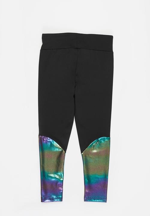 Converse - Cnvg glossy high rise leggings - black