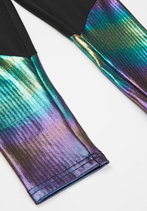 Converse - Cnvg glossy high rise leggings - black