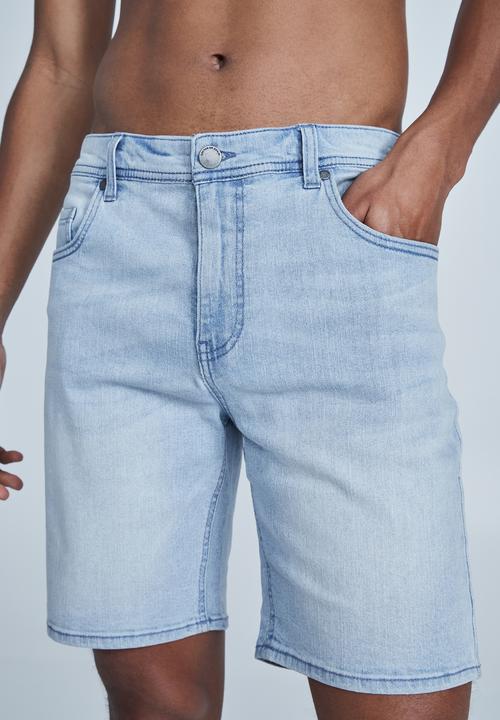 Cotton On - Straight short - bayside blue