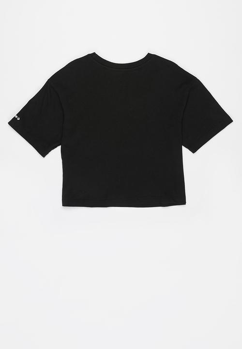 Converse - Cnvg foil heart wordmark tee - black