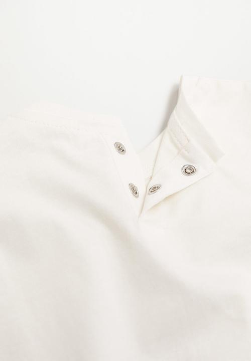 MANGO - Camiseta torre - white