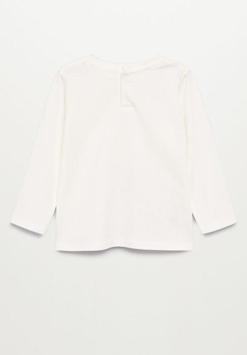 MANGO - Camiseta torre - white