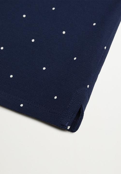 MANGO - Polo shirt polo p - navy