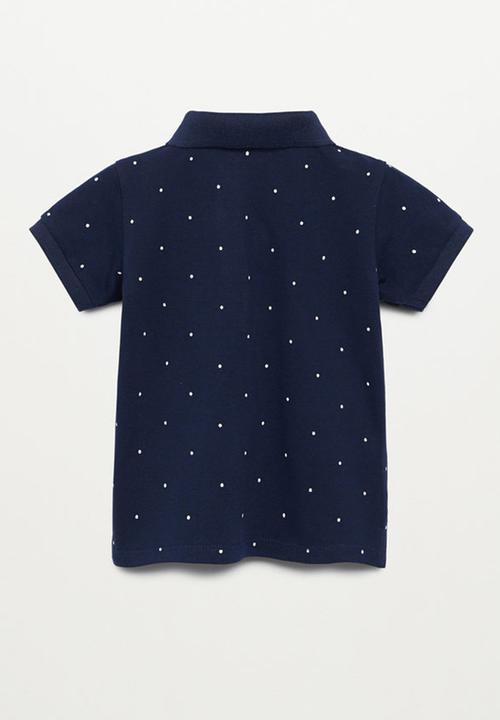 MANGO - Polo shirt polo p - navy