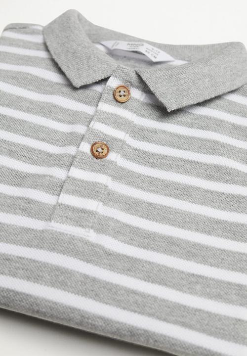 MANGO - Polo shirt polo - grey