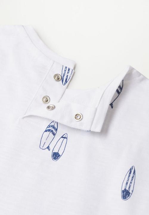 MANGO - T-shirt brave - white