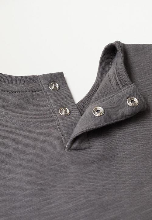 MANGO - T-shirt luis - grey