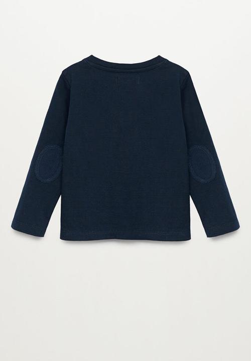 MANGO - T-shirt duran - navy