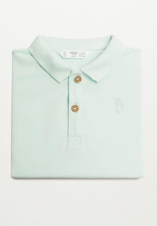 MANGO - Polo shirt polow - aqua