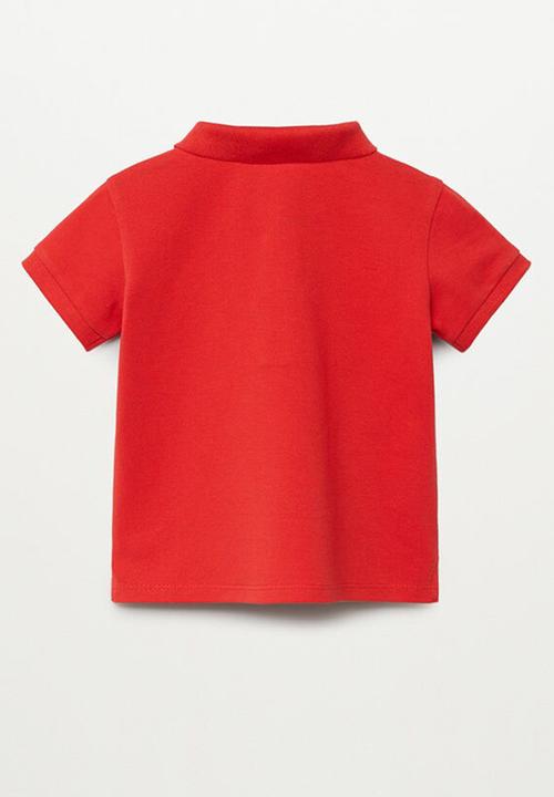 MANGO - Polo shirt polow - red