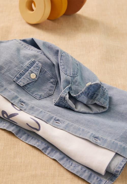 MANGO - Shirt daniel - blue