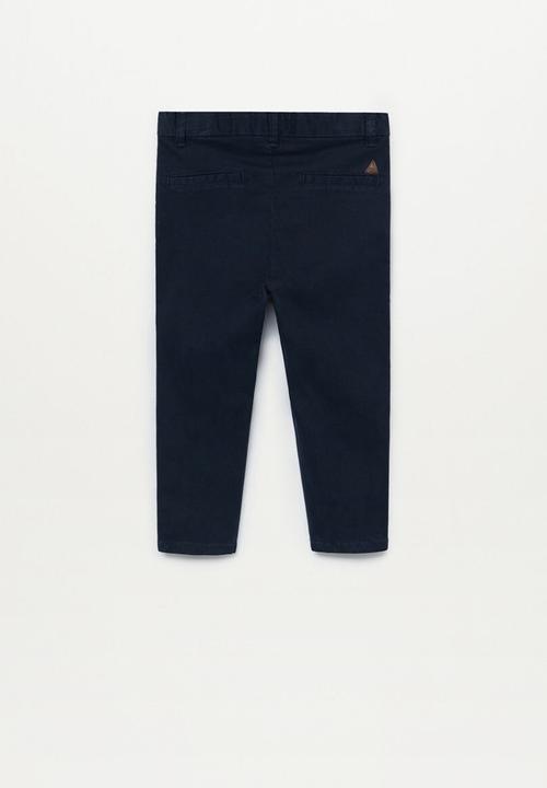 MANGO - Trousers chino8 - navy