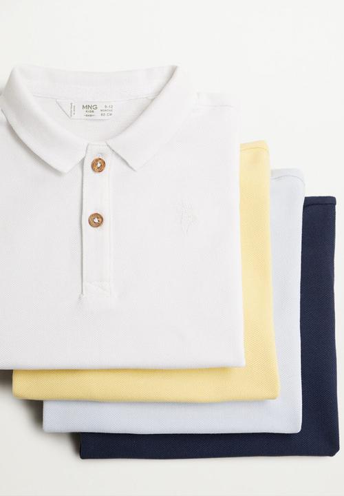 MANGO - Polo shirt polo - white