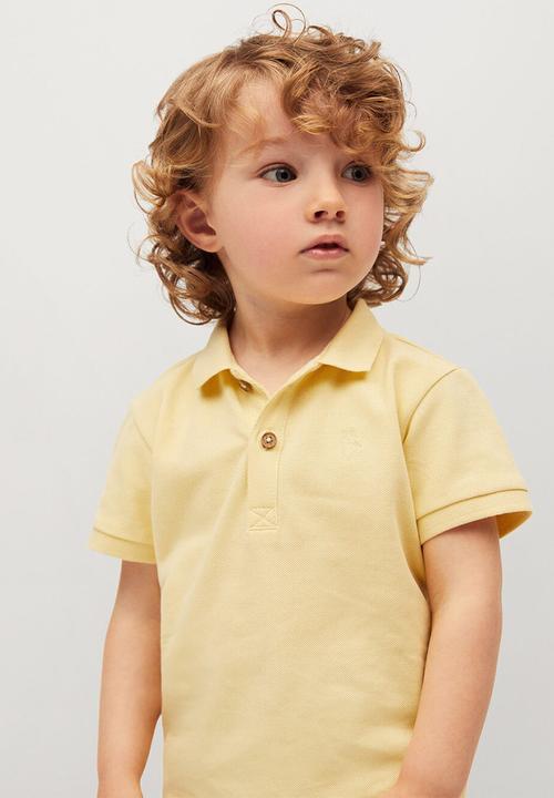 MANGO - Polo shirt polo - yellow