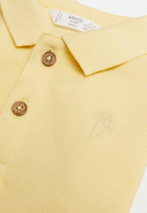 MANGO - Polo shirt polo - yellow